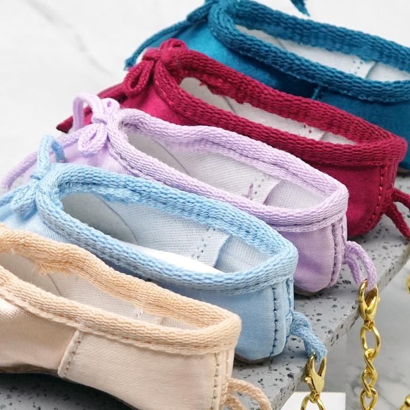 🔥美麗精緻🔥迷你芭雷舞鞋 芭蕾舞蹈鞋鑰匙圈 鑰匙扣 舞蹈 禮品 送禮 吊飾 擺飾 生日禮物 交換禮物 小舞鞋-細節圖6