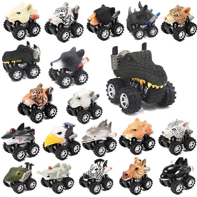 🔥超多款🔥動物恐龍迷你越野車🦖小汽車🐯老虎🐺狼🦅老鷹🦓斑馬🦈鯊魚🐼貓熊 生日禮物 聖誕禮物【毛毛的店】-細節圖2