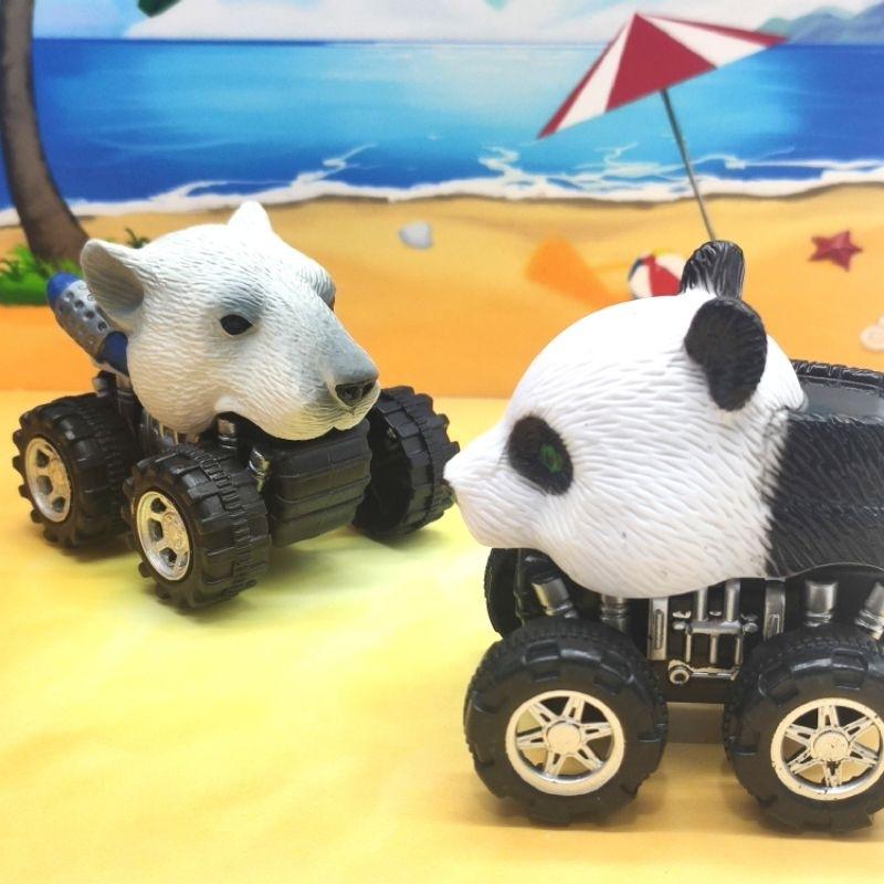 🔥超多款🔥動物恐龍迷你越野車🦖小汽車🐯老虎🐺狼🦅老鷹🦓斑馬🦈鯊魚🐼貓熊 生日禮物 聖誕禮物【毛毛的店】-細節圖5
