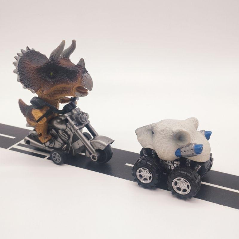 🔥超多款🔥動物恐龍迷你越野車🦖小汽車🐯老虎🐺狼🦅老鷹🦓斑馬🦈鯊魚🐼貓熊 生日禮物 聖誕禮物【毛毛的店】-細節圖7
