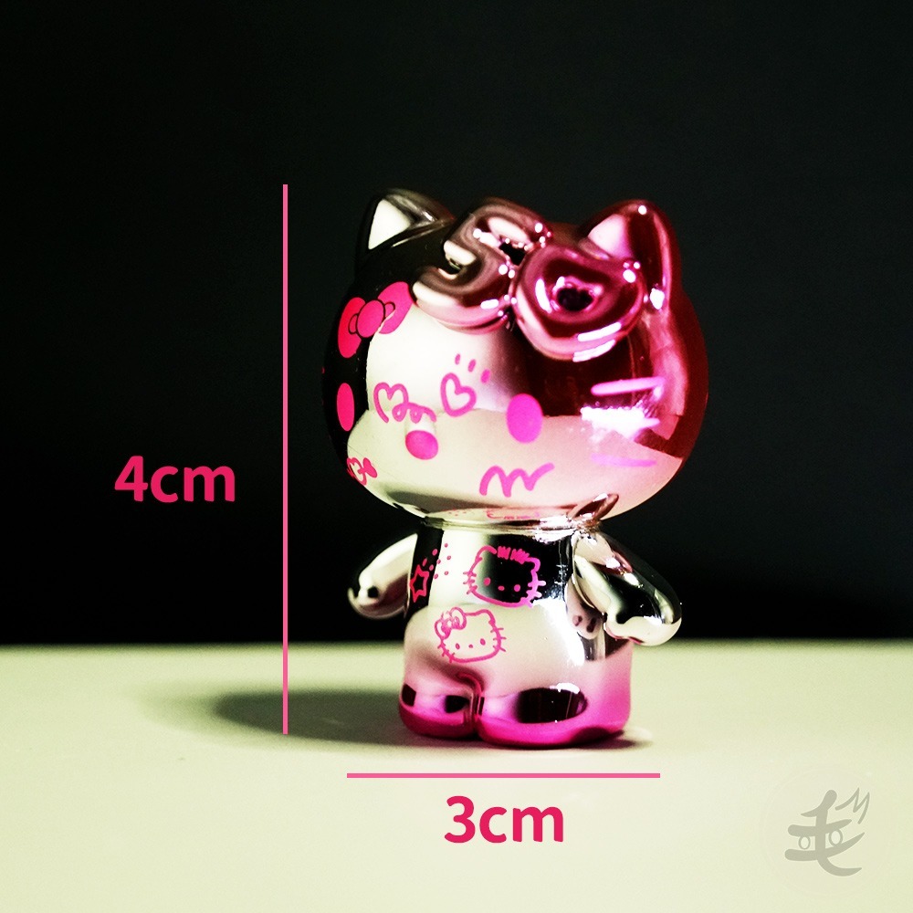 【正版】Hello Kitty 50週年電鍍公仔 TOPTOY MINI糖果盲盒 扭蛋 送禮 生日禮物 聖誕禮物-細節圖2