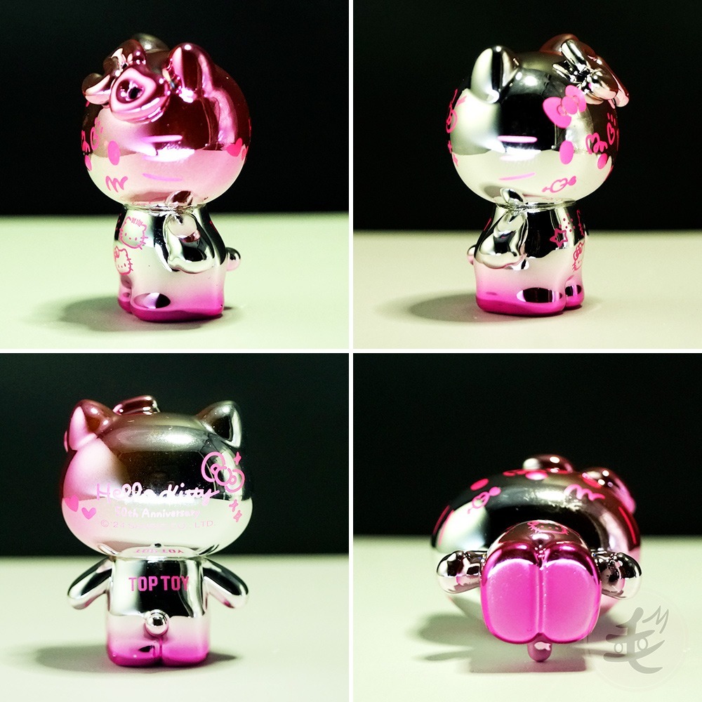 【正版】Hello Kitty 50週年電鍍公仔 TOPTOY MINI糖果盲盒 扭蛋 送禮 生日禮物 聖誕禮物-細節圖3