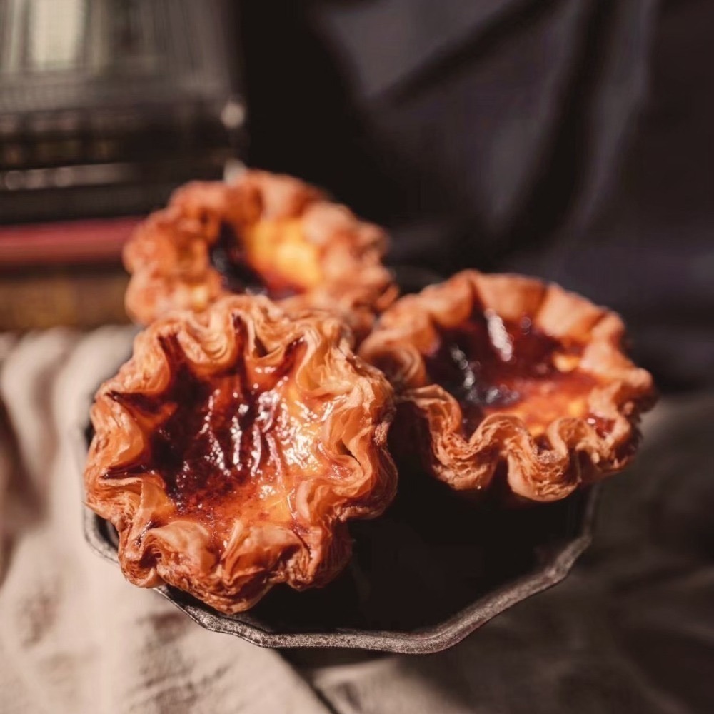 【Libreadry巢屋】門市取貨｜花邊千層義式蛋塔6入/盒裝-細節圖2