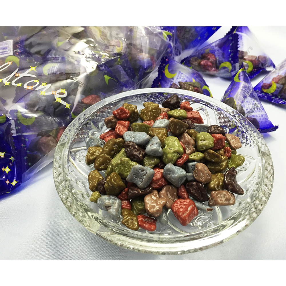 【台灣現貨】日本星空巧克力 月の小石 獨立包裝 星空巧克力 石頭巧克力 復古巧克力 日式菓子-細節圖8