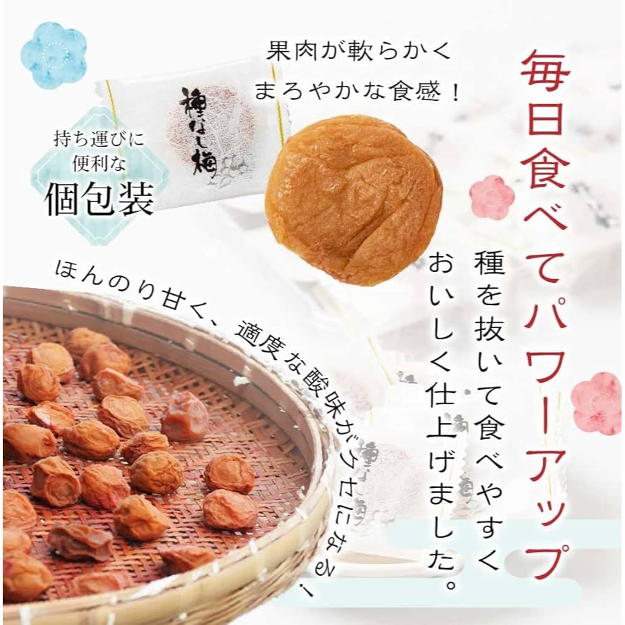 【台灣現貨】日式無籽梅乾 酸甜平衡 果香濃郁 解膩生津好零嘴 沖繩梅干  隨手包旅行必備【日本進口Ⅹ台灣直送】-細節圖3