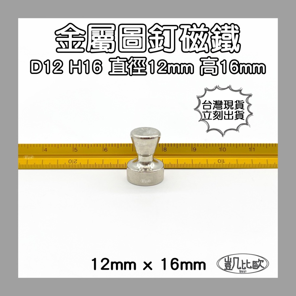 A0454 D12H16金屬圖釘（3入）