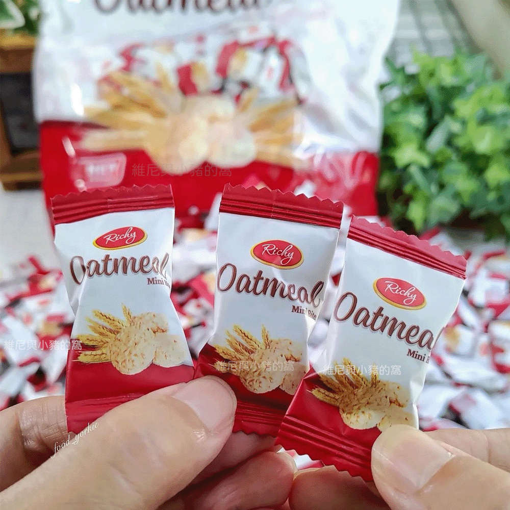 量販包 Richy 瑞奇 迷你燕麥酥❗現貨 1000公克 迷你一口燕麥餅 好市多熱賣 1公斤 燕麥餅乾 點心 燕麥-細節圖4