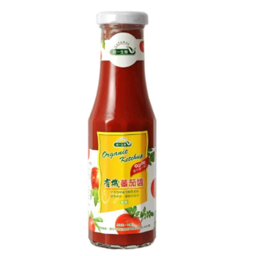 統一生機 有機番茄醬 270g瓶 番茄 醬 番茄醬 早餐 煎 蛋 歐姆蛋 茄紅素 鹽 醬汁【蜜蜂超市｜BeeMart 】