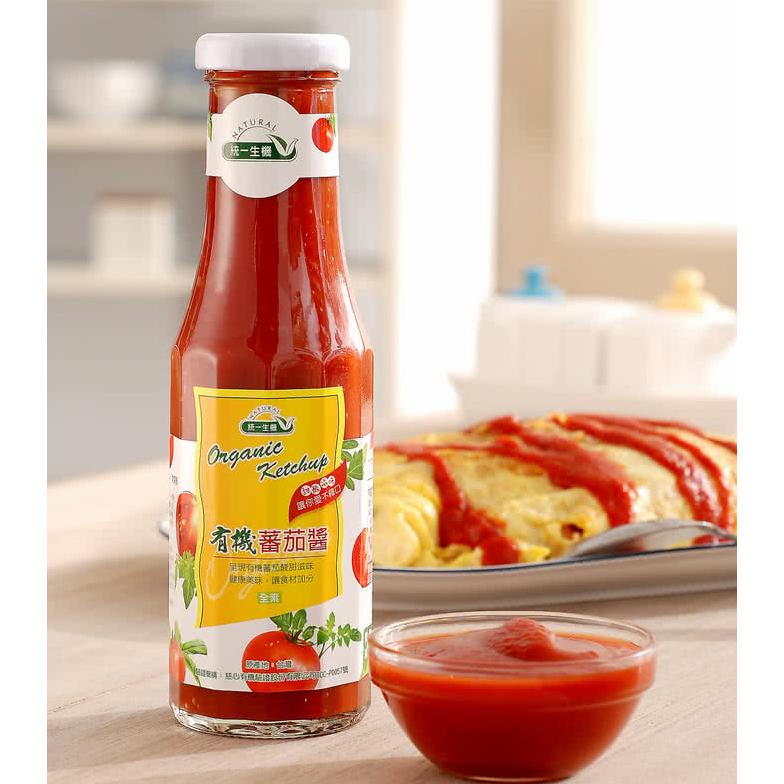 統一生機 有機番茄醬 270g瓶 番茄 醬 番茄醬 早餐 煎 蛋 歐姆蛋 茄紅素 鹽 醬汁【蜜蜂超市｜BeeMart 】-細節圖2