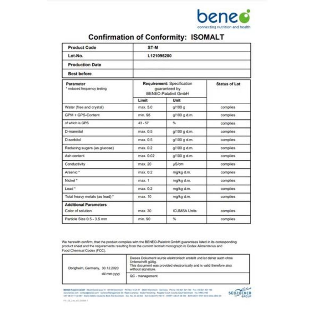 enya 恩亞 巴糖醇 250g/袋  Isomalt 愛素糖 德國進口貝尼奧 Beneo sugar艾素糖【恩亞生活】-細節圖2