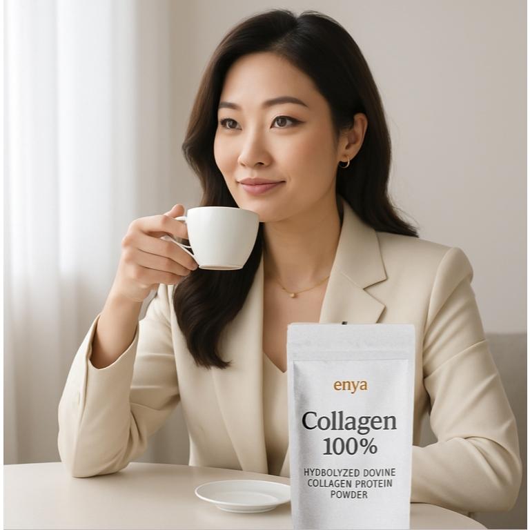 enya 恩亞 魚膠原蛋白粉 500g/袋 德國大廠 2000da小分子好吸收 水解魚膠原蛋白 無腥味易沖泡【恩亞生活】-細節圖2