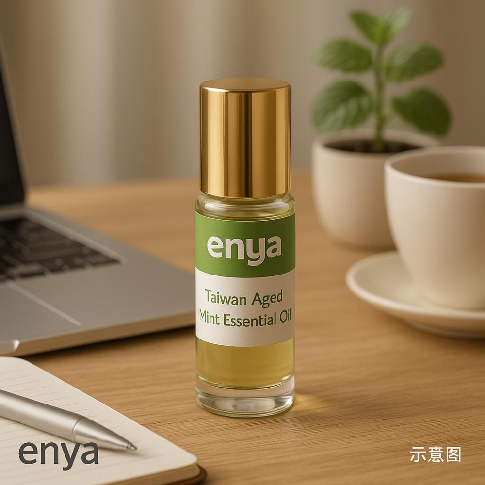 enya 恩亞 台灣陳年天然薄荷精油滾珠瓶 8ML瓶  開車必備 滾珠設計 體積小巧 方便攜帶 溫和香氛【恩亞生活】-細節圖2