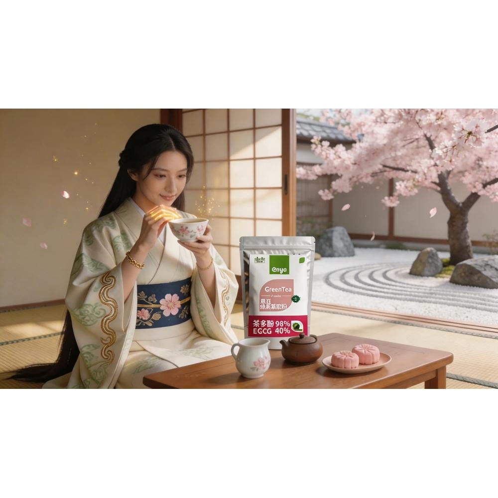 enya 恩亞 綠茶萃取物100g/袋｜茶多酚98% EGCG 40% 低咖啡因 (非綠色抹茶粉)【恩亞生活】-細節圖2