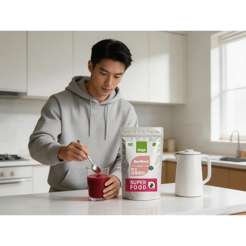 enya 恩亞 甜菜根粉 500g/袋 柏格醫生常推薦｜天然維他命 助循環 調節生理機能 beetroot【恩亞生活】-細節圖4