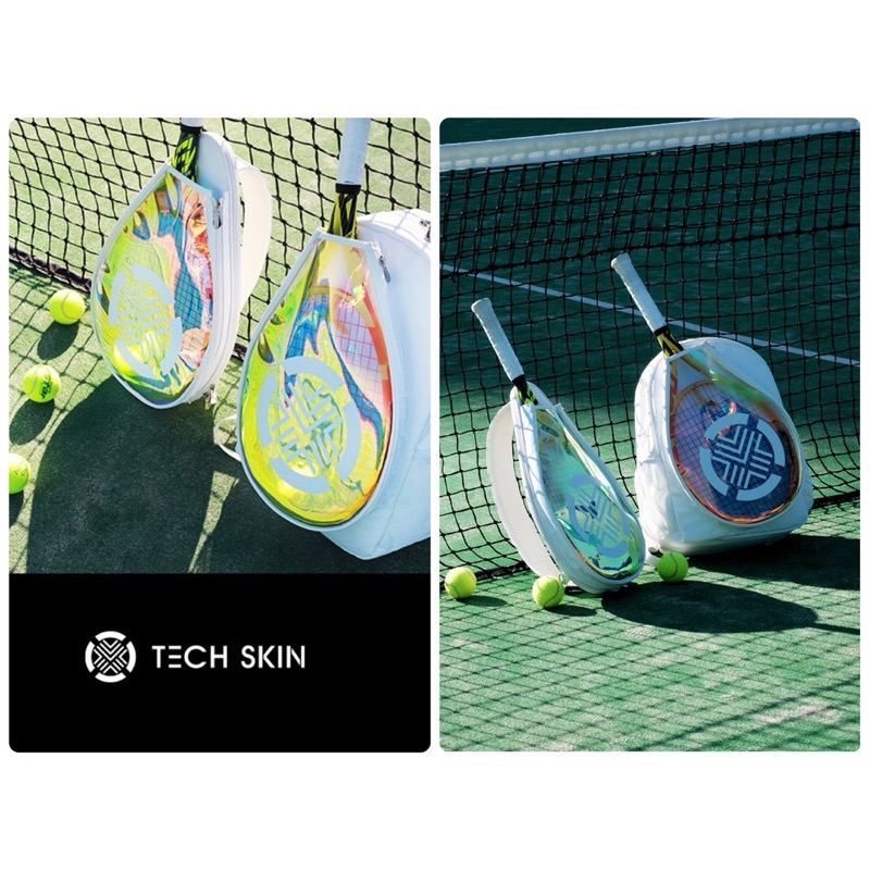 蘿絲車庫：韓國代購🇰🇷 Techskin 白色網球背包-細節圖9