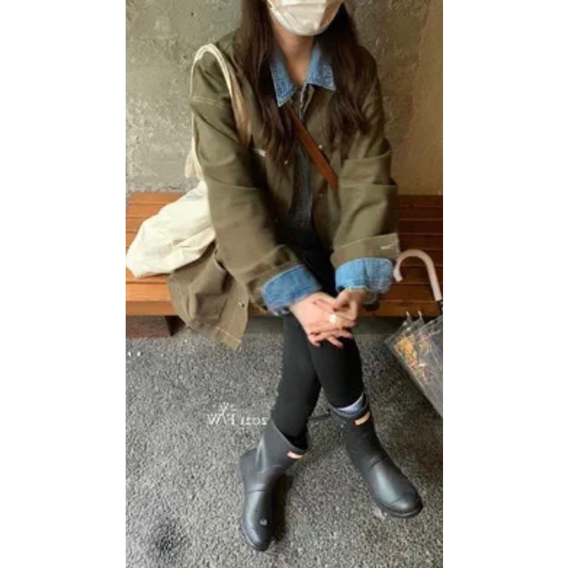 蘿絲車庫：現貨 秋季🍂 文青感男友風牛仔襯衫外套-細節圖5