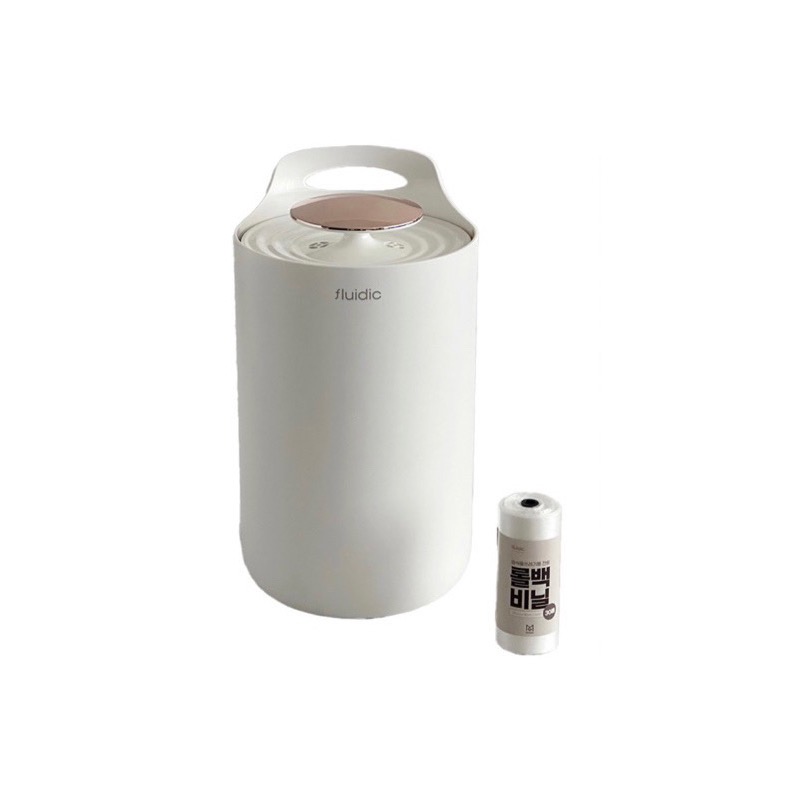 蘿絲車庫：代購 二代現貨1 絕美精品廚具 fluidic 二代奶油米白色 真空廚餘桶3L/一代廚餘桶+垃圾袋30p 套裝-細節圖11