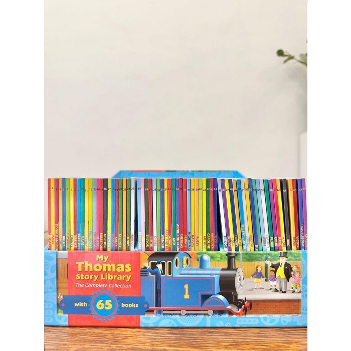 蘿絲車庫：二手 盒裝 湯馬士小火車65本讀本-細節圖2