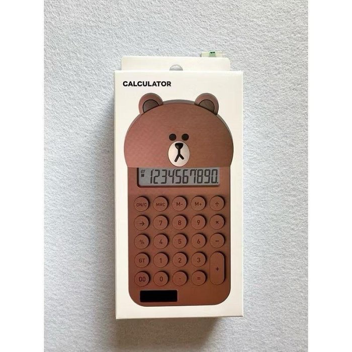蘿絲車庫：全新韓國現貨🇰🇷Line friends 熊大 莎莉 計算機-細節圖7