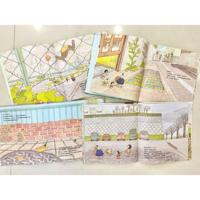 蘿絲車庫：二手/九成新 蟲蟲系列書四本，簡體版本， 加藤亞樹小小鄰成長繪本系列．經典再現珍藏套書-細節圖3