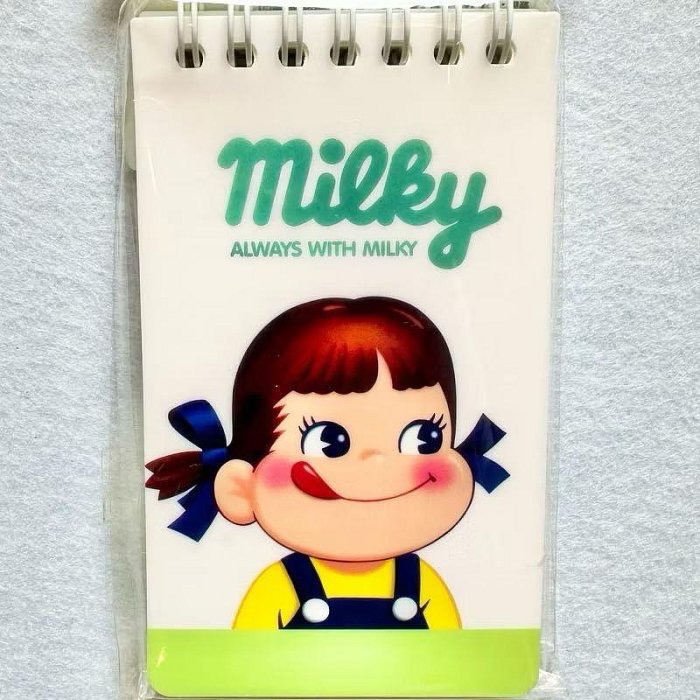 蘿絲車庫：韓國大創現貨 不二家pekoPeko醬 牛奶妹milky便條紙 12x7cm 80入-規格圖5