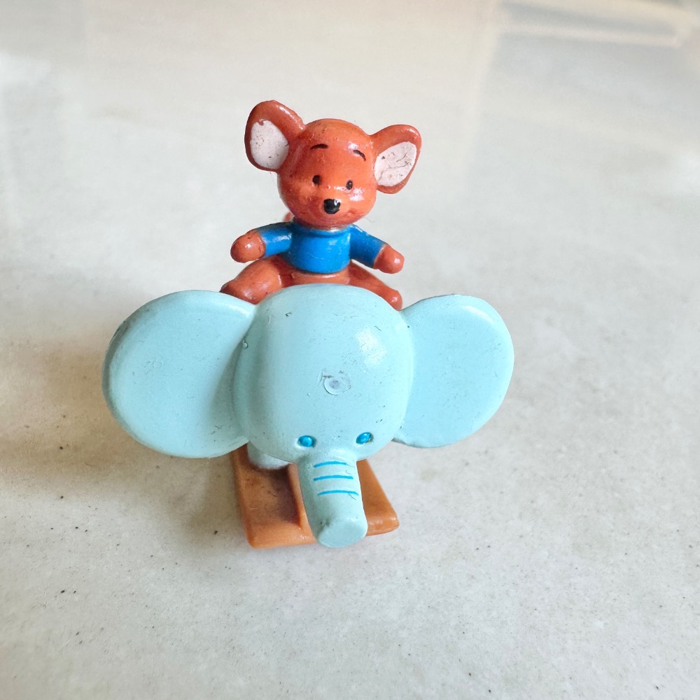 蘿絲車庫：復古扭蛋玩具 絕版迪士尼 小飛象與小袋鼠-細節圖6