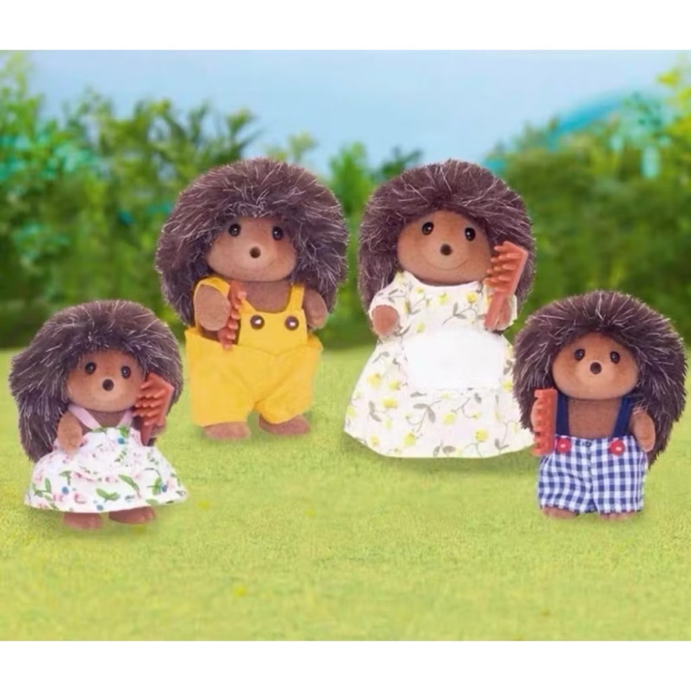 蘿絲車庫：代購 森林家族刺蝟寶寶 單隻/雙胞胎/全家福/小樹洞及配件-細節圖4