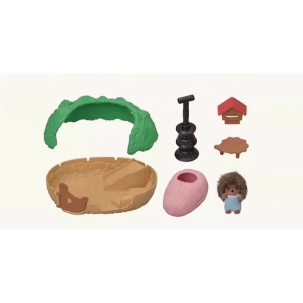 蘿絲車庫：代購 森林家族刺蝟寶寶 單隻/雙胞胎/全家福/小樹洞及配件-細節圖5