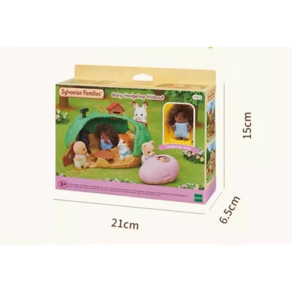蘿絲車庫：代購 森林家族刺蝟寶寶 單隻/雙胞胎/全家福/小樹洞及配件-規格圖10