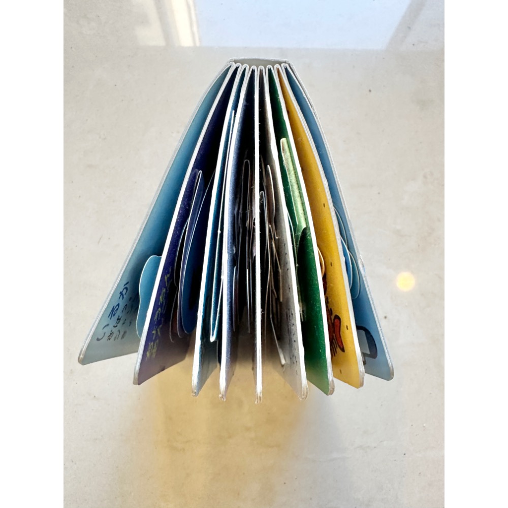 蘿絲車庫：二手 🇯🇵小學館 可愛海洋生物立體翻翻書童書🐳-細節圖3