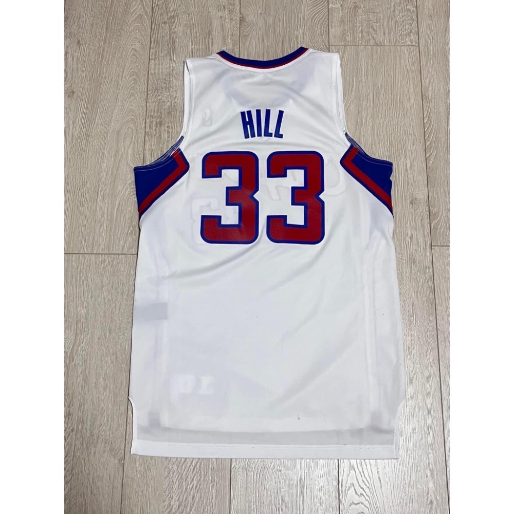 Adidas R30 LA Clippers 快艇 Grant Hill 希爾 經典主場白球衣 S-細節圖2