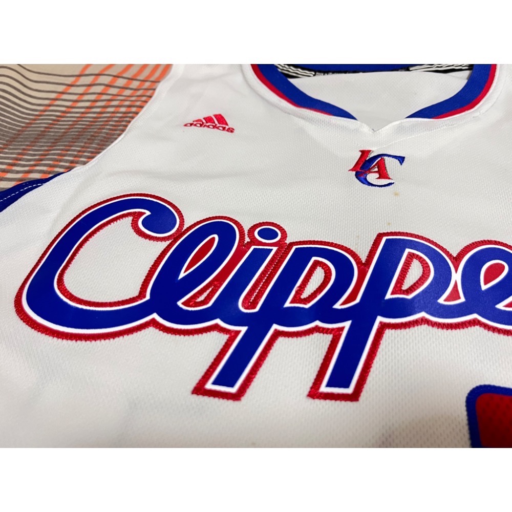 Adidas R30 LA Clippers 快艇 Grant Hill 希爾 經典主場白球衣 S-細節圖4