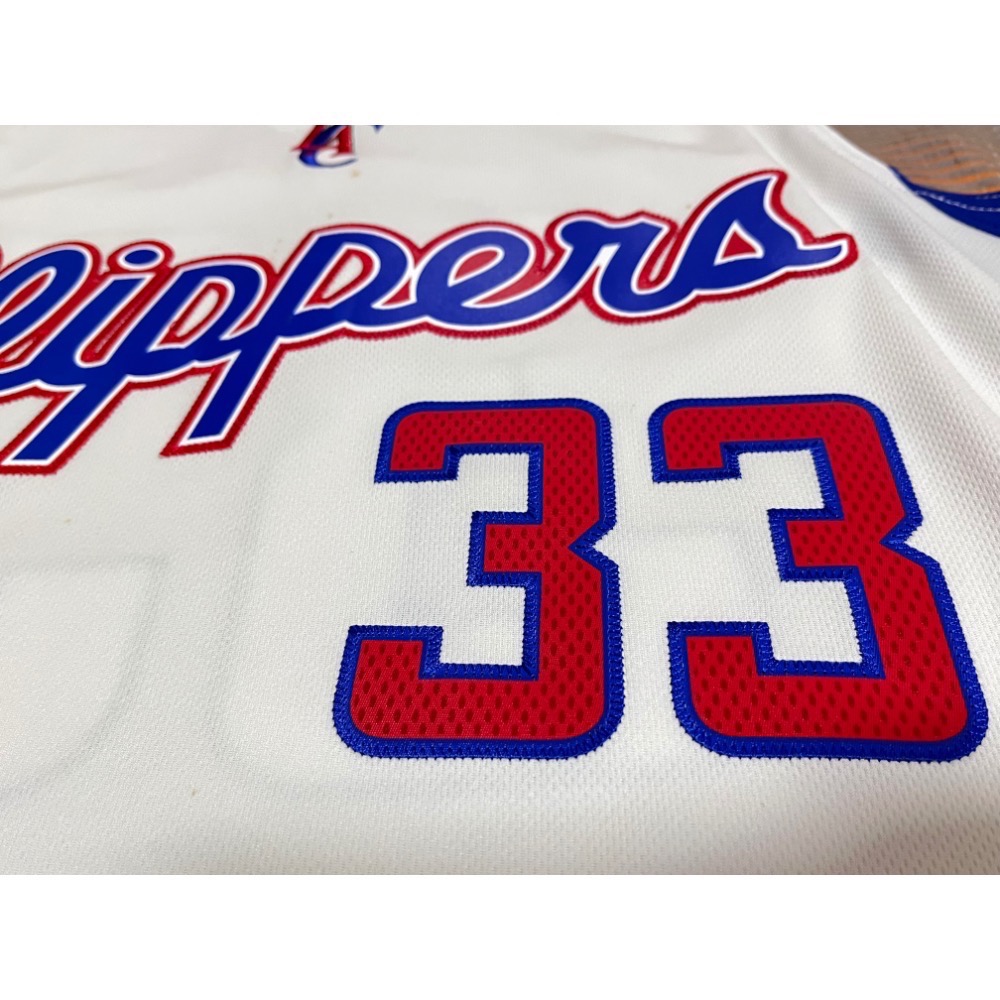 Adidas R30 LA Clippers 快艇 Grant Hill 希爾 經典主場白球衣 S-細節圖5