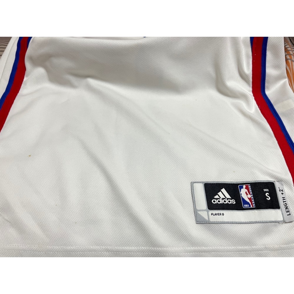 Adidas R30 LA Clippers 快艇 Grant Hill 希爾 經典主場白球衣 S-細節圖6