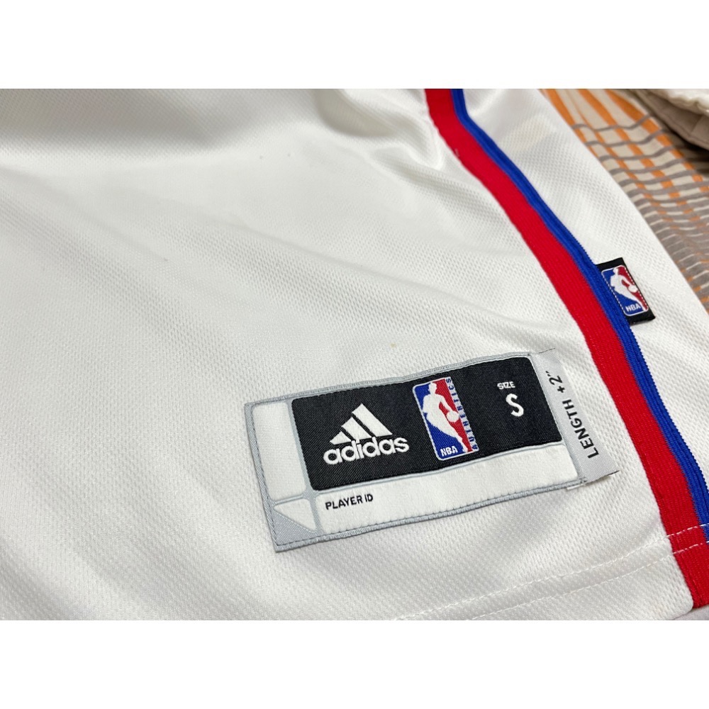 Adidas R30 LA Clippers 快艇 Grant Hill 希爾 經典主場白球衣 S-細節圖8