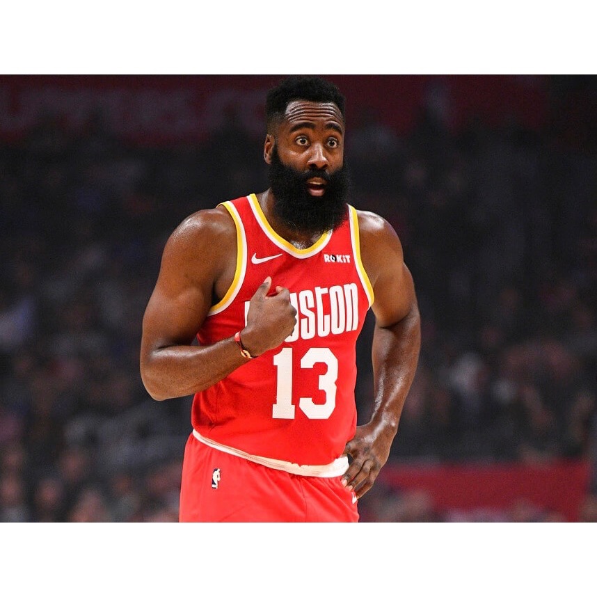 客製 翻玩 Mitchell&Ness Houston Rockets 火箭 James Harden 復古球衣 L-細節圖7