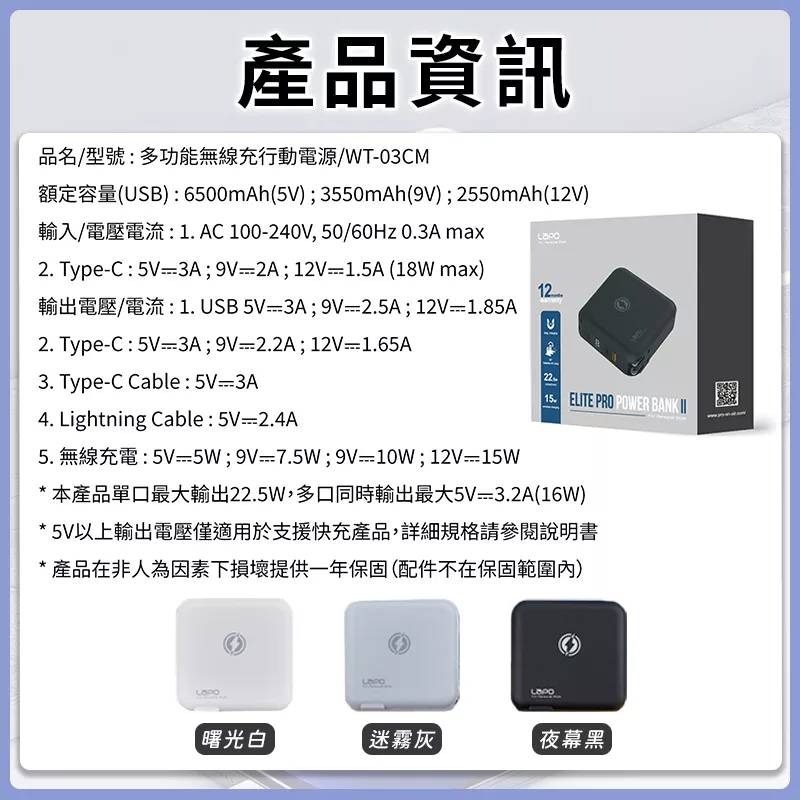 💖樂福科技💖 LaPO 五合一多功能行動電源 無線充 22.5W 萬能充 限量奶茶色 現貨供應 當天出貨-細節圖7