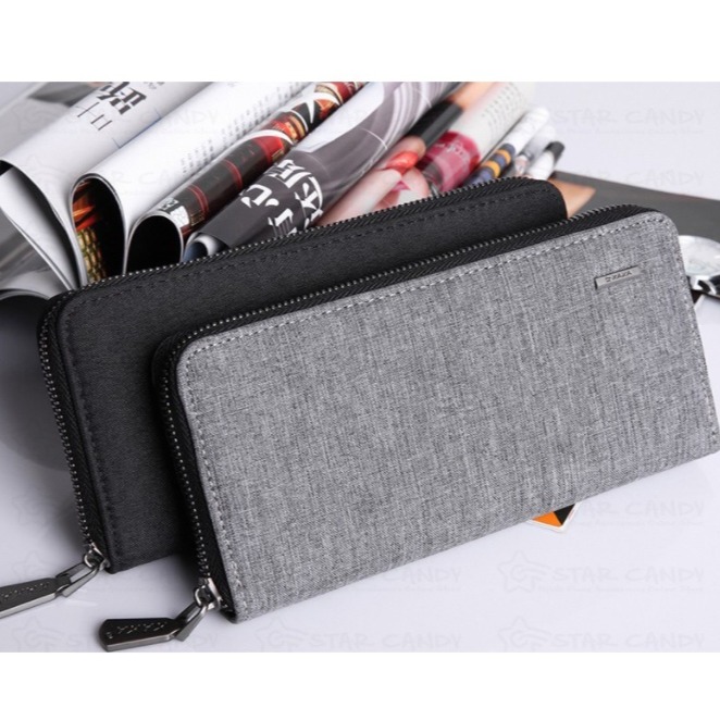 💖樂福科技💖 牛津布長夾 送禮盒 長夾手拿包 可放5.5吋手機 手機包 長夾 錢包 手拿包 零錢包 男夾-細節圖2