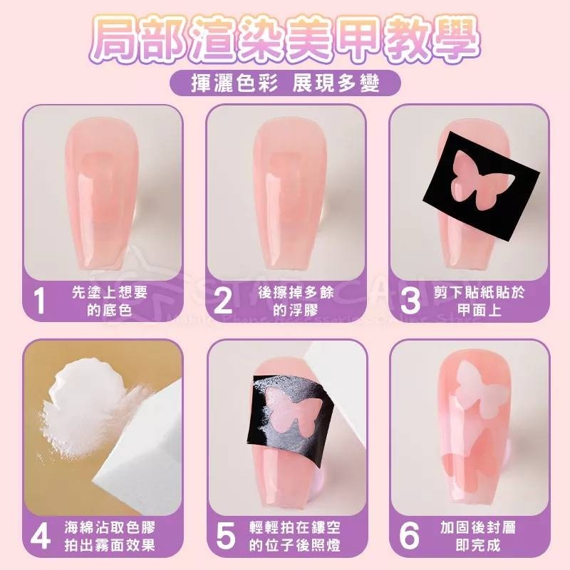 💖樂福科技💖 美甲六角海綿 清潔海綿 洗筆海綿 除膠海綿 美甲工具 美甲材料 海綿 無絮海棉 漸層 暈染 六角-細節圖7