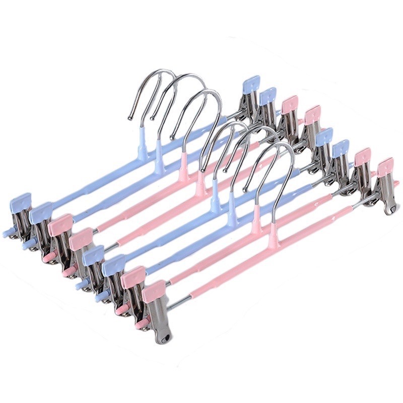 💖樂福科技💖 不鏽鋼無痕褲夾 浸塑防滑褲架 不銹鋼褲夾 防滑衣架 內衣衣架 裙褲架 衣褲夾 裙夾 褲掛-細節圖9