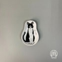 【貓咪醬料盤】賓士貓 三花貓 暹羅貓 造形醬料盤 小碟子 陶瓷碟-規格圖4