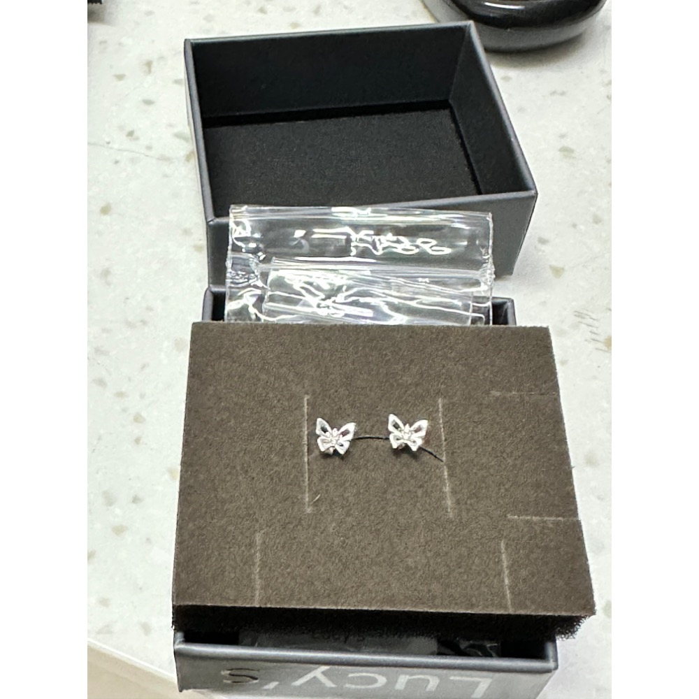 Lucy＇s 純銀蝴蝶🦋耳釘-細節圖2