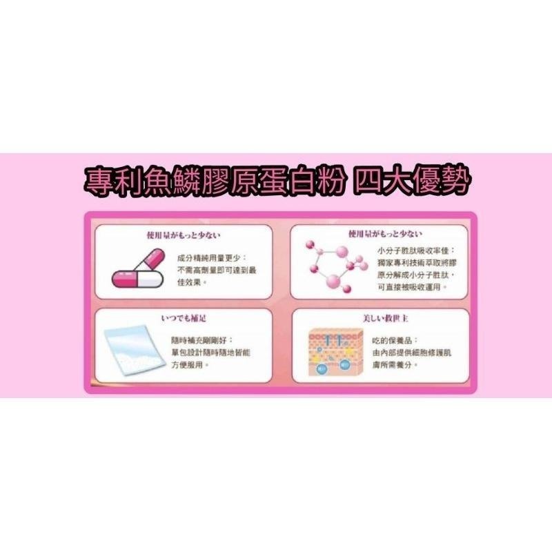 專利魚鱗膠原蛋白粉/櫻桃玫瑰口味/水溶性極佳/分子小吸收迅速超有感-細節圖3