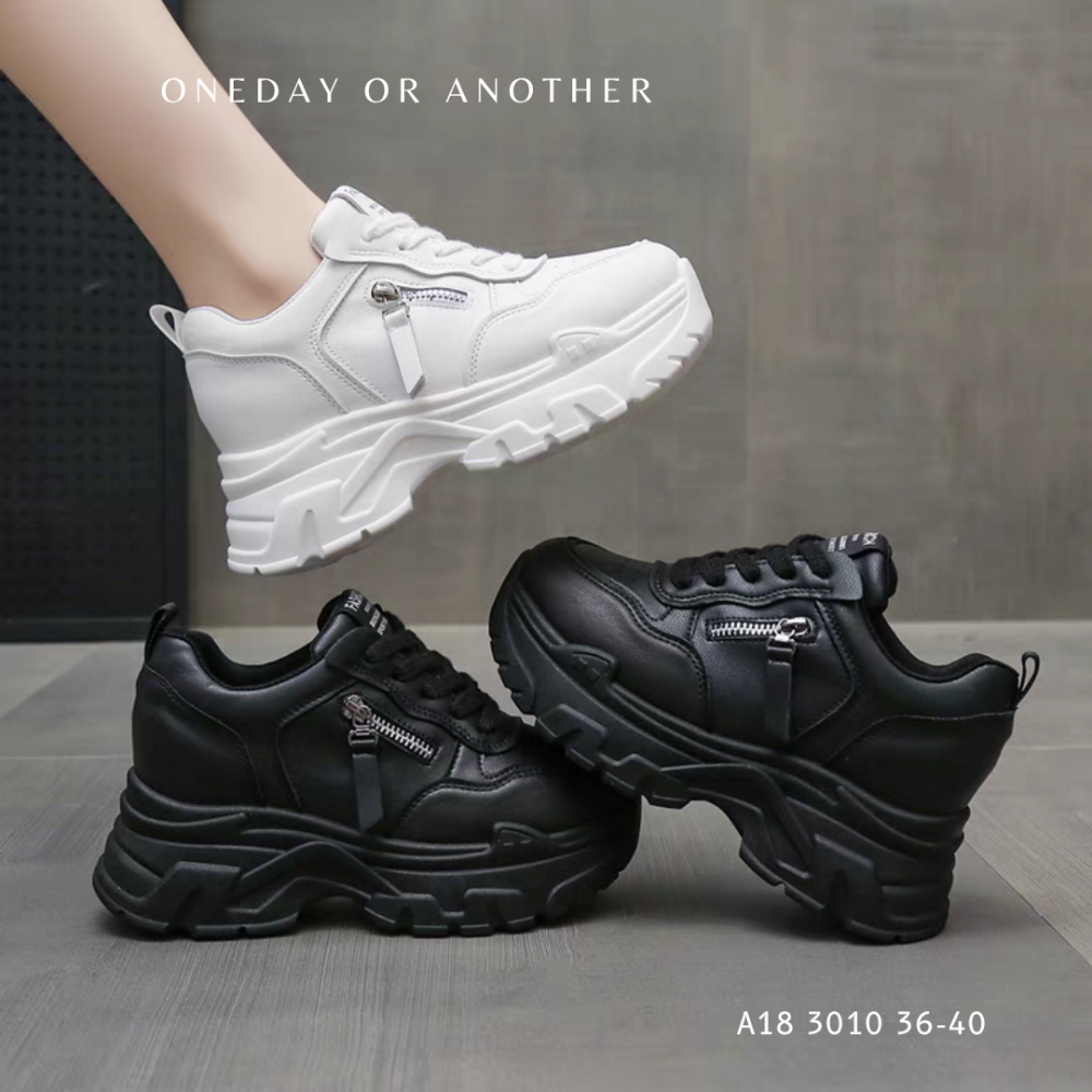 大長腿必備隱形內增高厚底老爹鞋 厚底鞋 增高鞋 老爹鞋 休閒鞋 運動鞋 7.5cm厚底內增老爹鞋 休閒鞋小白鞋 3010-細節圖2