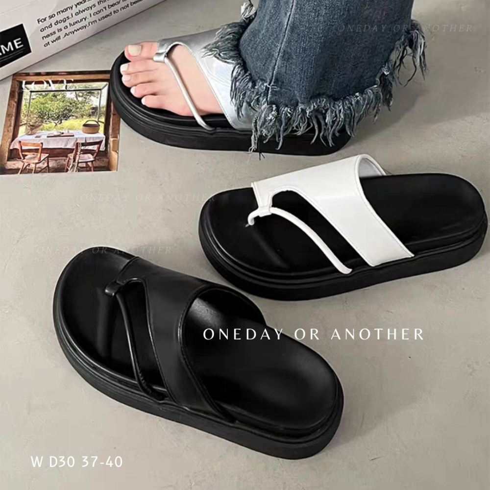 推薦款❤韓版韓國 質感 方頭 軟底 皮革 拖鞋 夾腳 套趾套指 繞指 平底拖鞋 涼鞋 拖鞋 羅馬涼鞋 D30-細節圖2