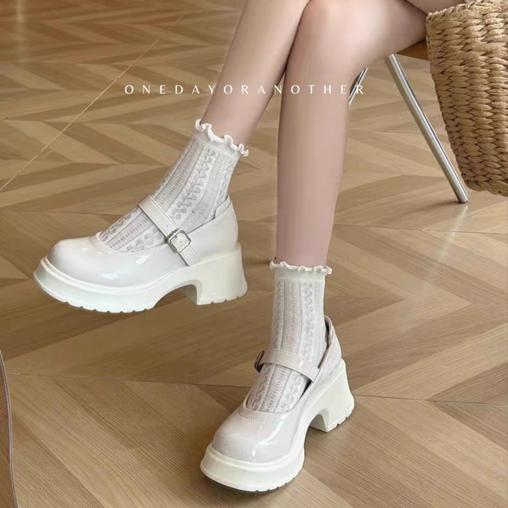 輕量經典復古樂福鞋 大粗跟厚底 休閒鞋 方頭紳士鞋 皮鞋 小皮鞋 復古英倫風 包鞋 厚底鞋 樂福鞋 牛津鞋AC279-細節圖8