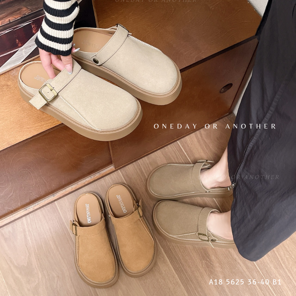 兩穿式推薦經典款勃肯鞋 半拖 拖鞋 軟底 半包柏肯包鞋 拖鞋 居家拖鞋 室內外穿 止滑拖鞋 包頭涼拖鞋 厚底拖鞋5625-細節圖2