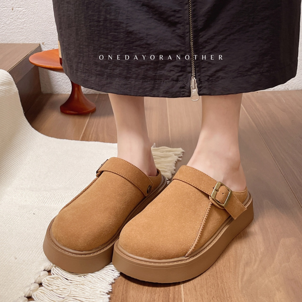 兩穿式推薦經典款勃肯鞋 半拖 拖鞋 軟底 半包柏肯包鞋 拖鞋 居家拖鞋 室內外穿 止滑拖鞋 包頭涼拖鞋 厚底拖鞋5625-細節圖4