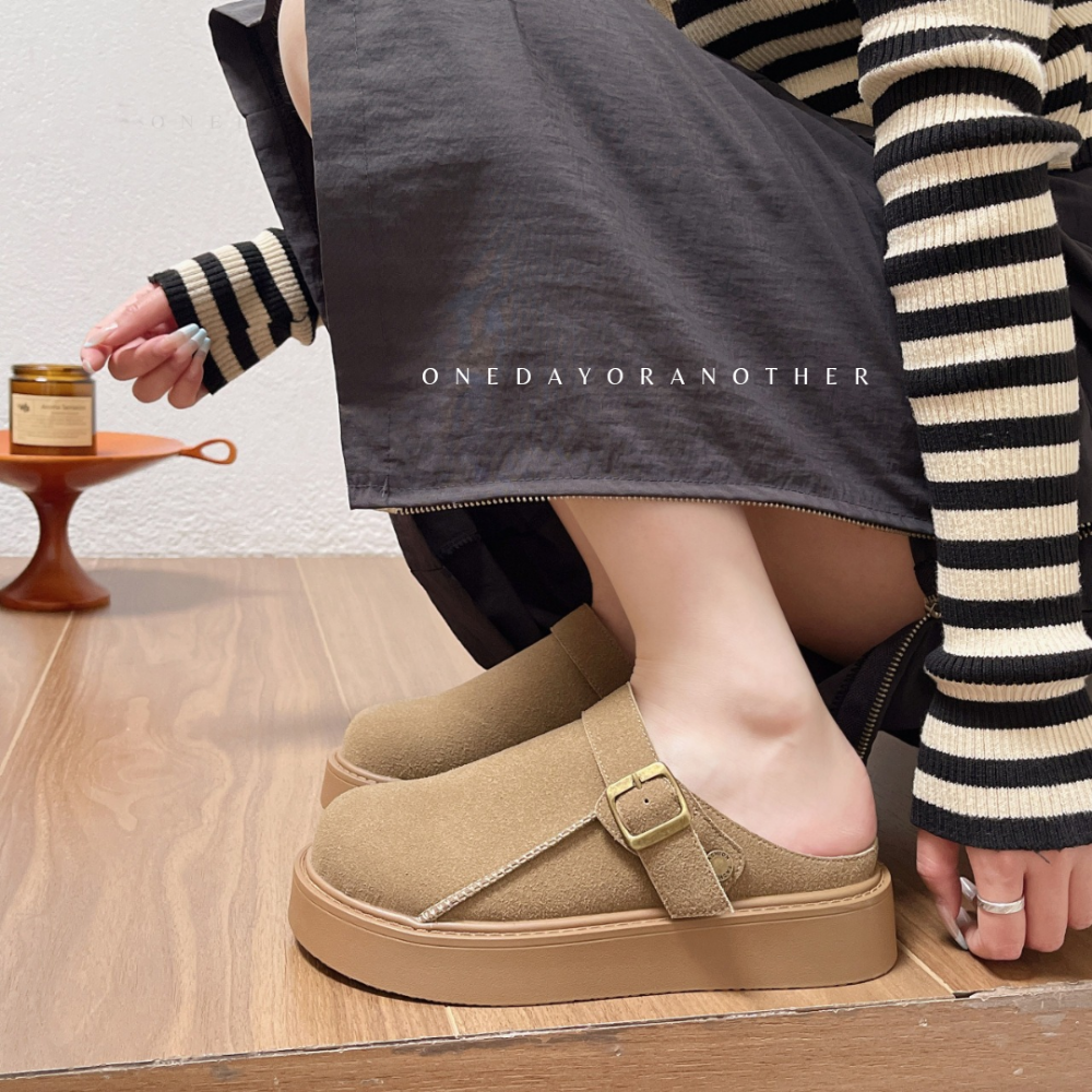 兩穿式推薦經典款勃肯鞋 半拖 拖鞋 軟底 半包柏肯包鞋 拖鞋 居家拖鞋 室內外穿 止滑拖鞋 包頭涼拖鞋 厚底拖鞋5625-細節圖7