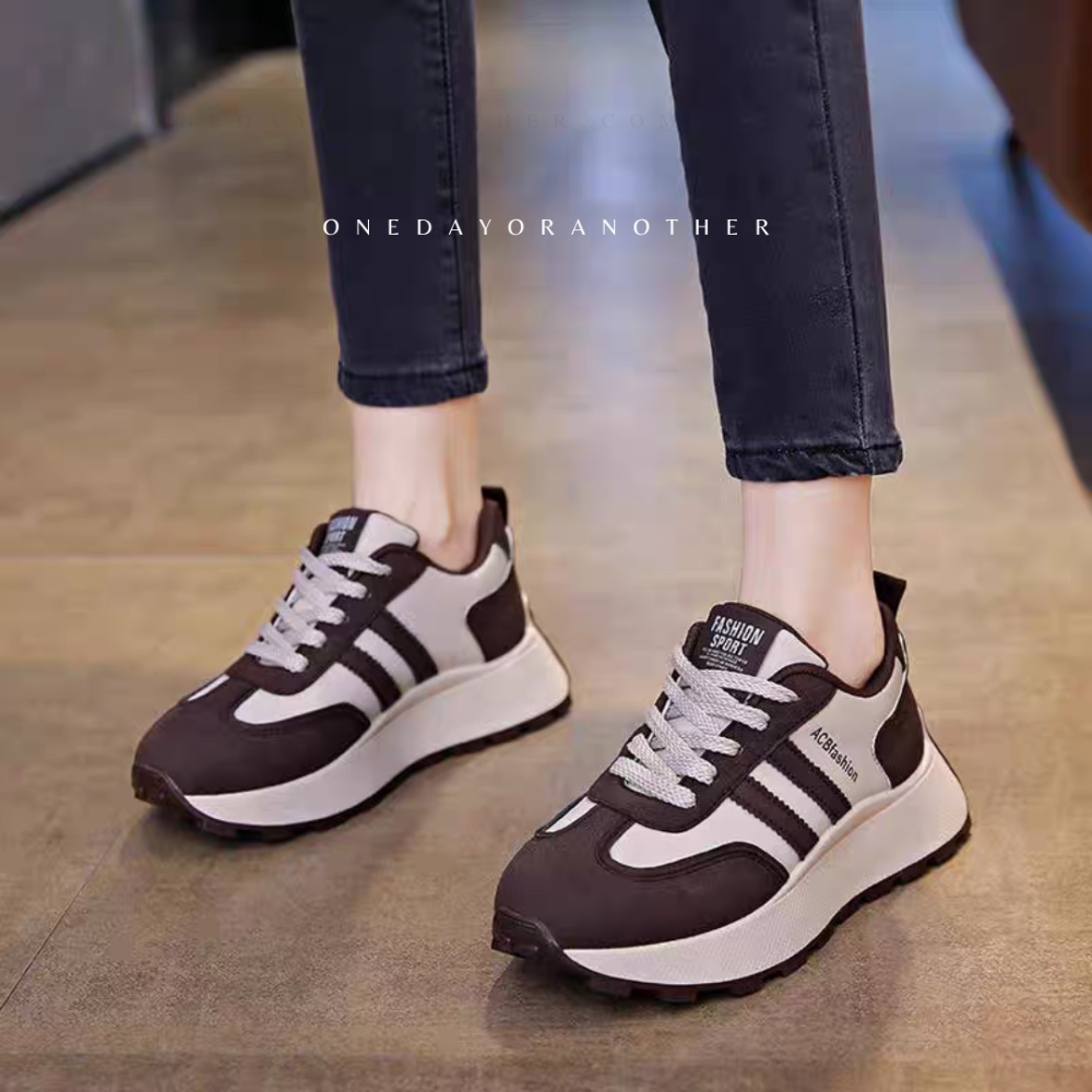 阿甘鞋 休閒鞋 運動鞋 老爹鞋 百搭時尚跑步運動鞋 ins韩版女潮休閒鞋 厚底透氣鞋 D9282-細節圖4